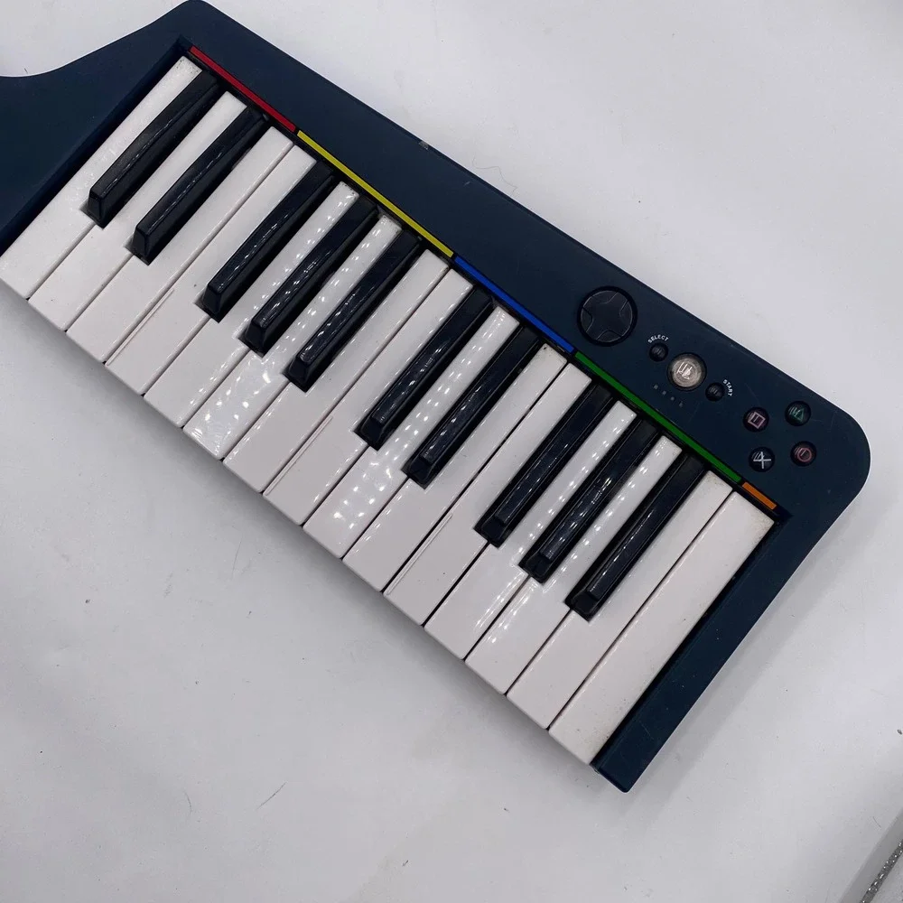 Rock Band 3 Mad Catz Wireless Keyboard ONLY Controller PS3 Blue Harmonix 97161